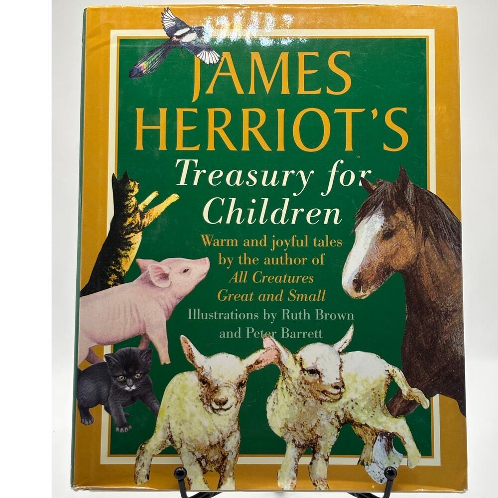 Vintage 1992 James Herriot's Treasury for Children Hardcover Book w/Dustjacket